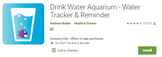 water reminder app